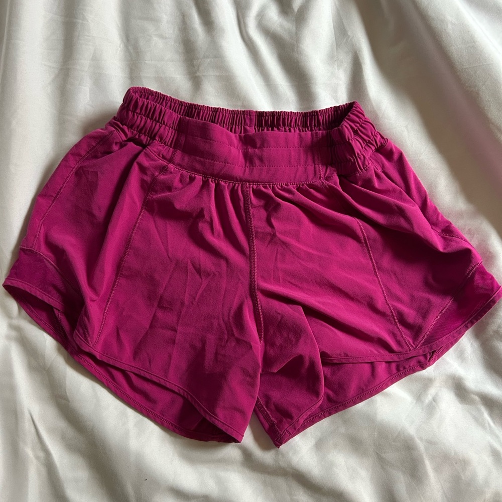 Magenta Athletic Shorts